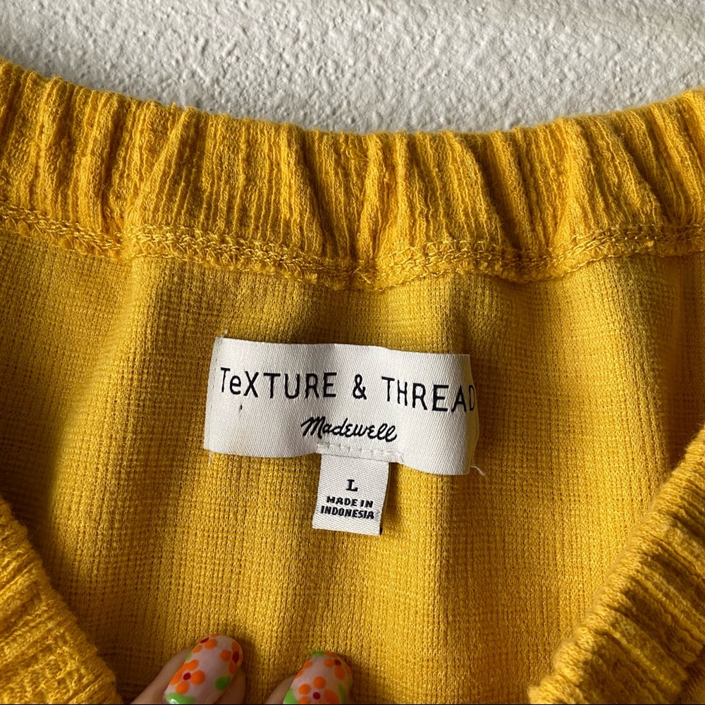 Madewell Texture & Thread Off-the-Shoulder Top - Picture 10 of 10